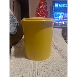 Extra large vintage Tupperware container 10in x 9in